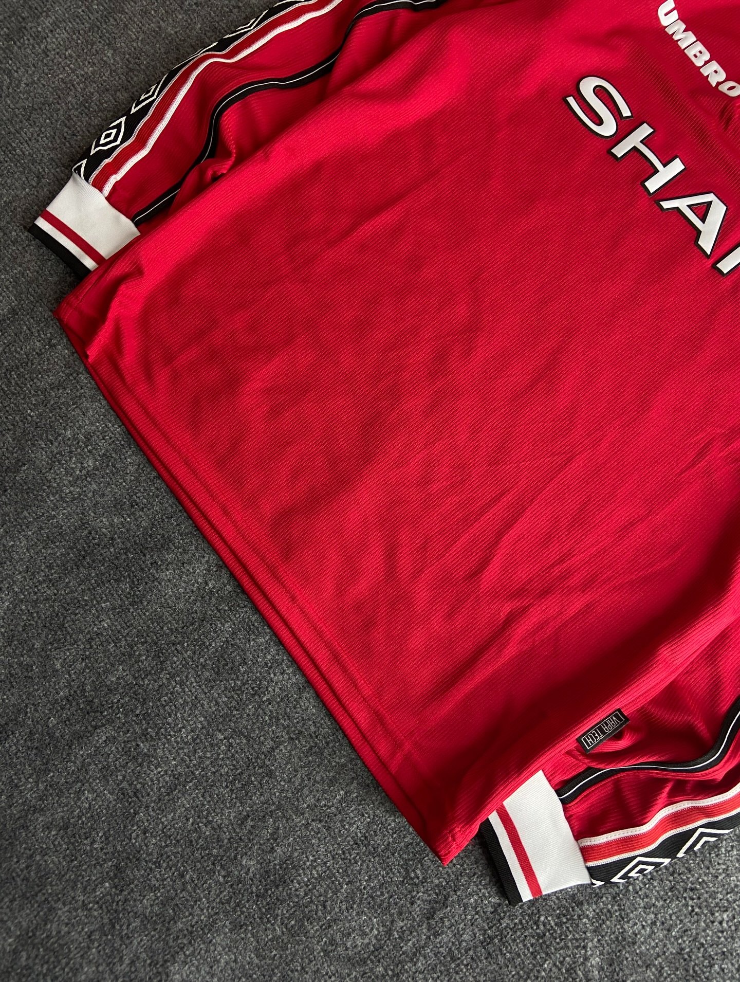 Manchester United 1998/99 Home Kit Full Sleeve - Retro Jersey - Image 6