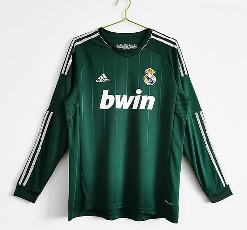 Real Madrid 2012-2013 Away Green Kit Full Sleeve- Retro Jersey