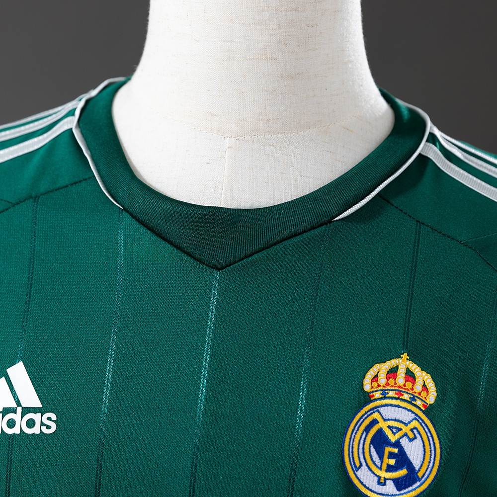 Real Madrid 2012-2013 Away Green Kit Full Sleeve- Retro Jersey - Image 3